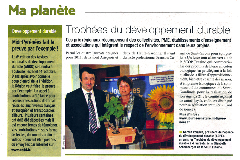 Trophées du développement durable